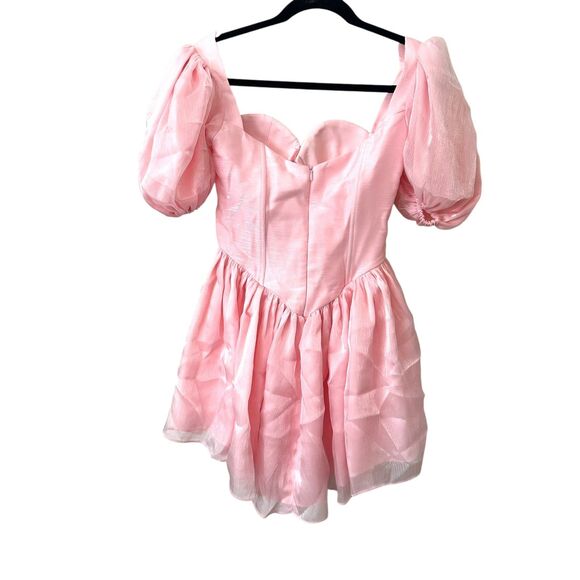 ADEIRLINA Here Comes The Sun Corset Mini Dress Pink NWT XS - Picture 4 of 6